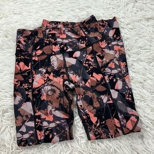 Lululemon Fast & Free 7/8 Tight II 25" Translucence Alpine White Multi